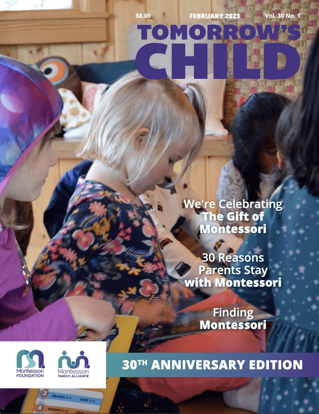 cover of Tomorrow's Child February 2023