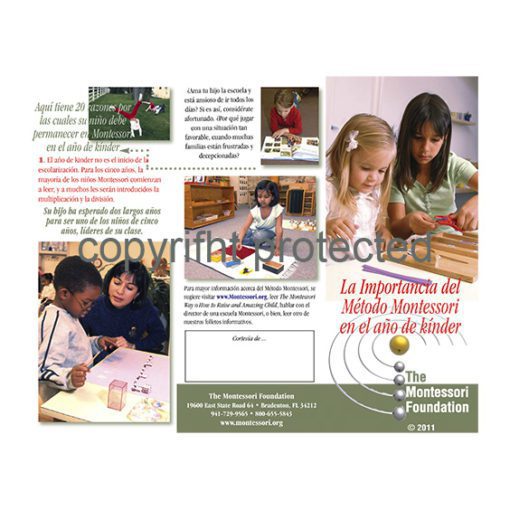 Pamphlet - The Importance of Montessori for the Kindergarten Year - Image 3