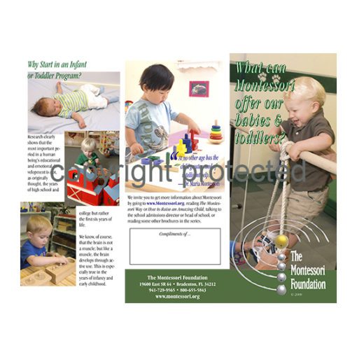 Pamphlet - What Can Montessori Offer Our Infants and Toddlers? - Image 2