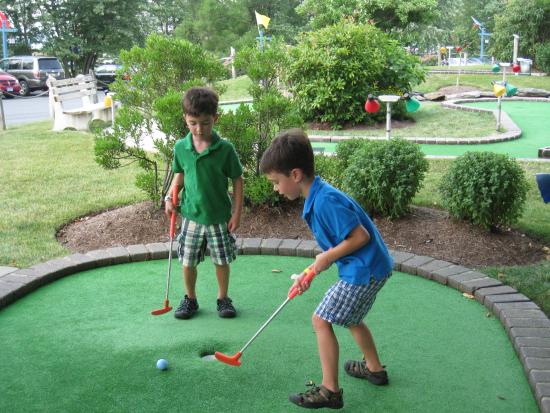 The 18th Hole of Miniature Golf