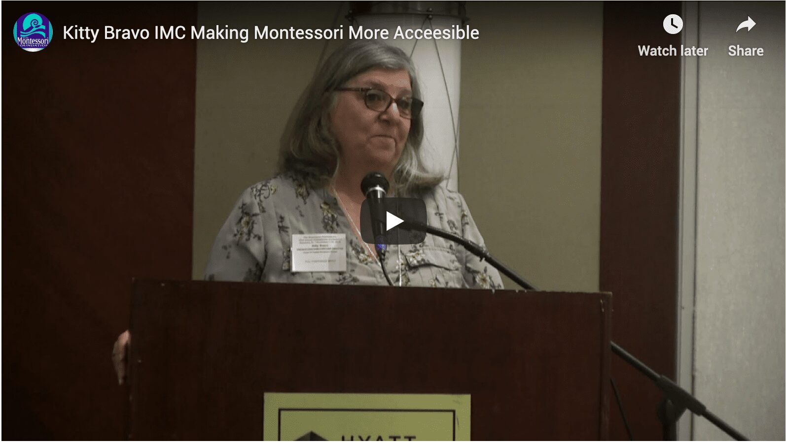 The IMC – Making Montessori More Accessible