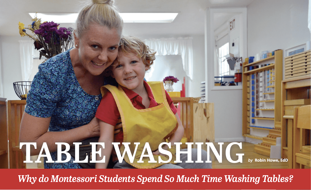 Table washing Table washing