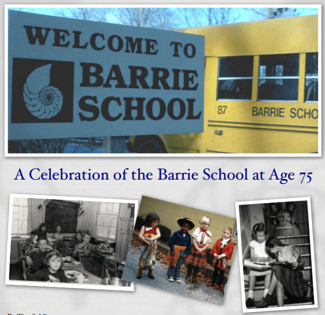 Reflections on the Barrie school at age 75