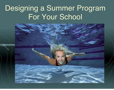 Summer Programs for Montessori Schools