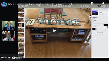 What should be included in a Montessori classroom