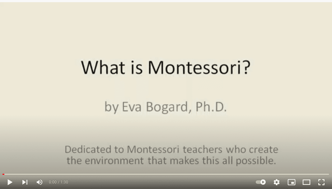 what is Montessori