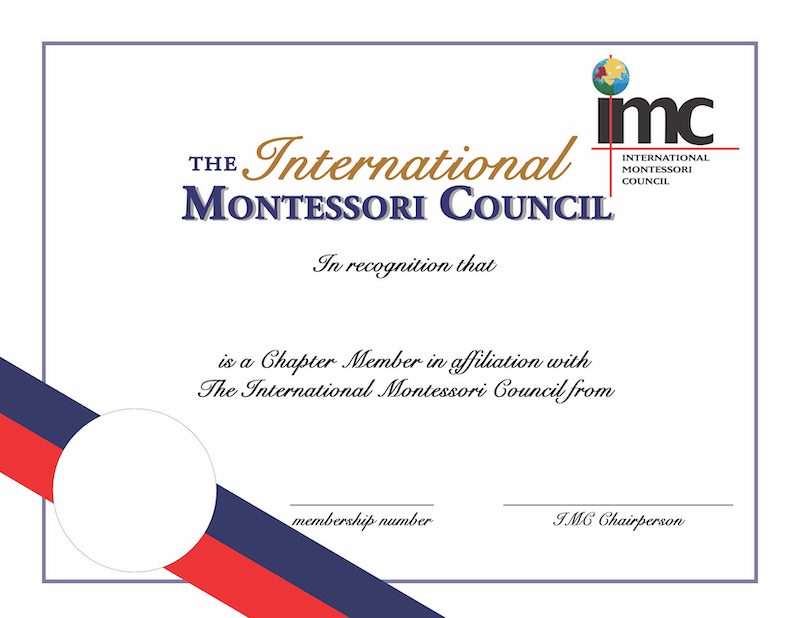 IMC School Member Certificate