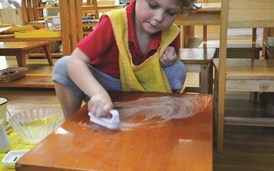 Why is my child washing tables all day? The value of the lessons in practical life