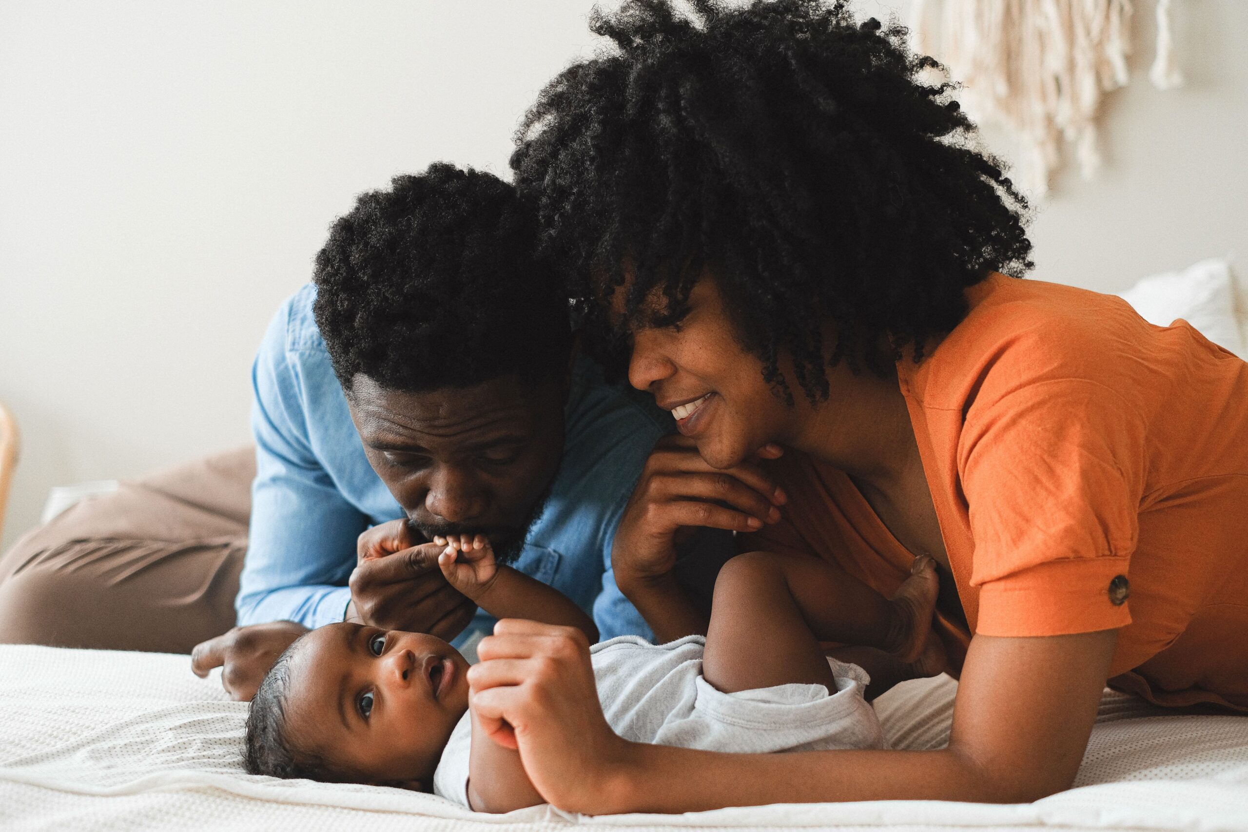 family with infant