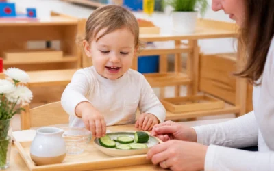 Infant Toddler Nutrition: Aiden Ate Cucumbers At Snack Time