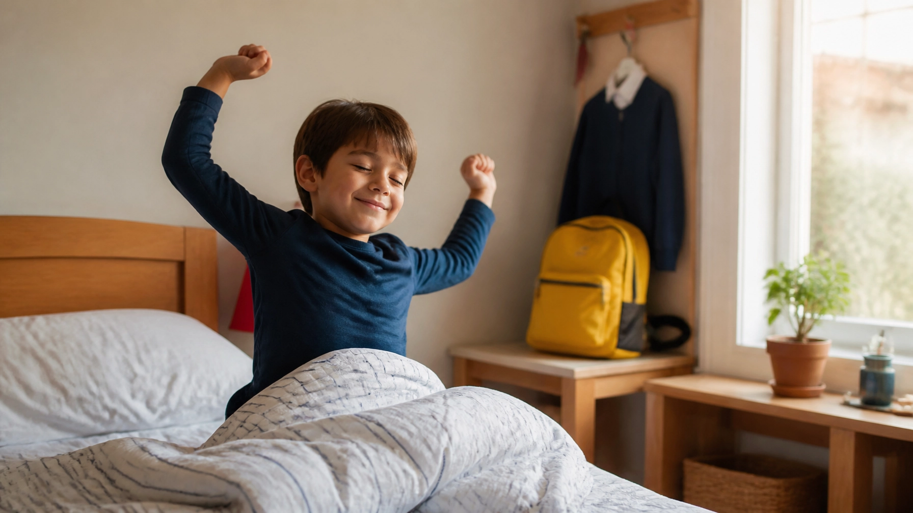 child waking up