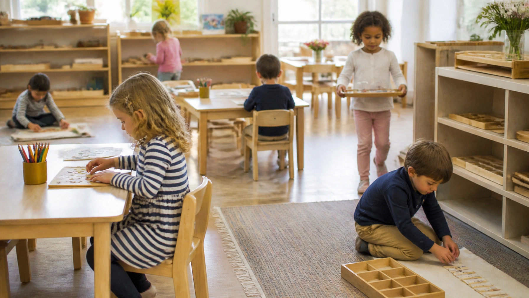 what makes a school montessori