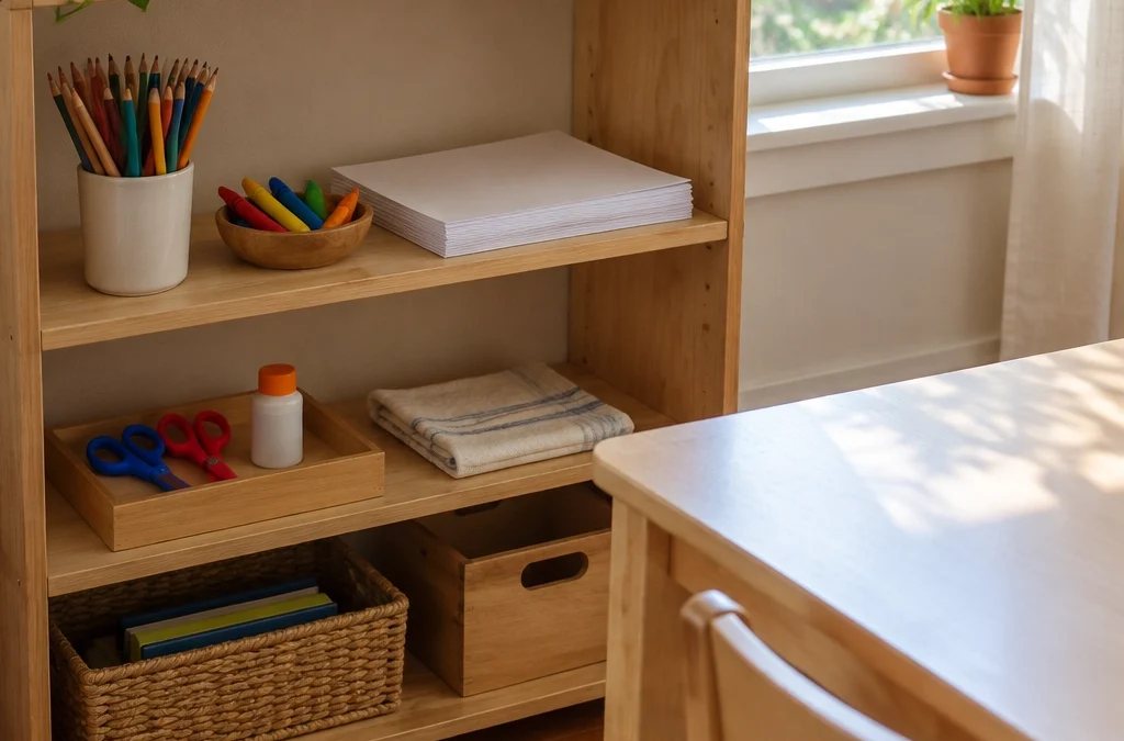 A Place to Create: Setting Up an Art Area at Home That Children Can Actually Use